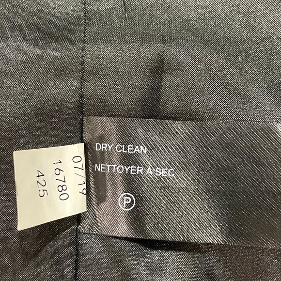 SAM EDELMAN NEW Faux Fur Plaid Long Sleeve Coat Black/Royal/Purple Size L - Picture 10 of 10